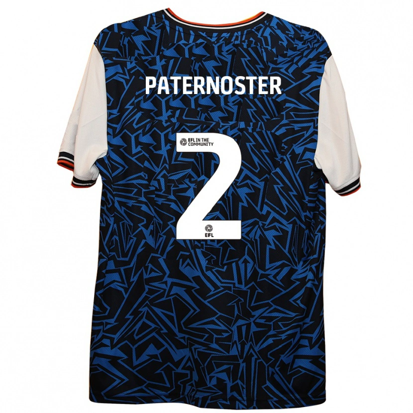 Danxen Herren Vladimir Paternoster #2 Blau Schwarz Weiß Auswärtstrikot Trikot 2025/26 T-Shirt