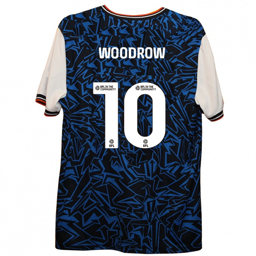 Danxen Herren Cauley Woodrow #10 Blau Schwarz Weiß Auswärtstrikot Trikot 2025/26 T-Shirt