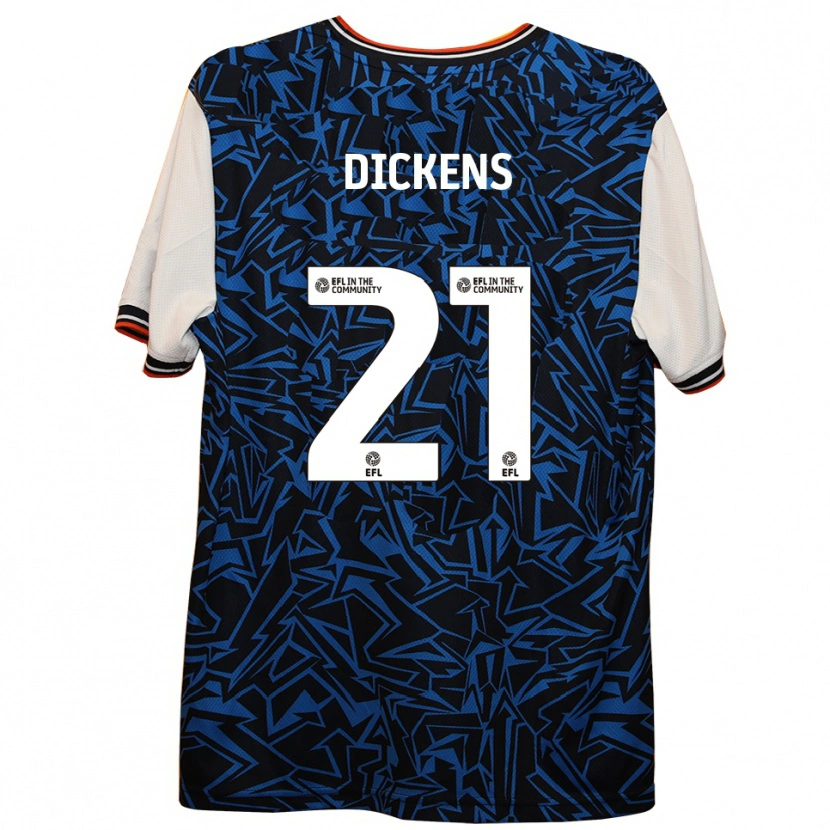 Danxen Herren Andie Dickens #21 Blau Schwarz Weiß Auswärtstrikot Trikot 2025/26 T-Shirt