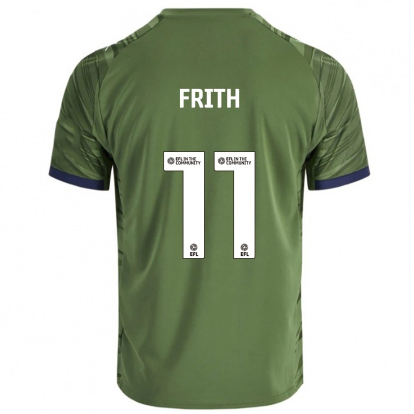 Danxen Herren Declan Frith #11 Grün Weiß Auswärtstrikot Trikot 2025/26 T-Shirt