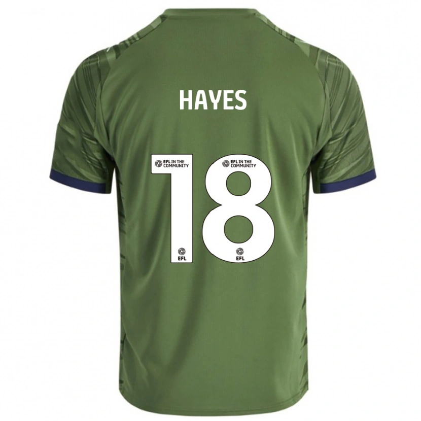 Danxen Herren Cian Hayes #18 Grün Weiß Auswärtstrikot Trikot 2025/26 T-Shirt