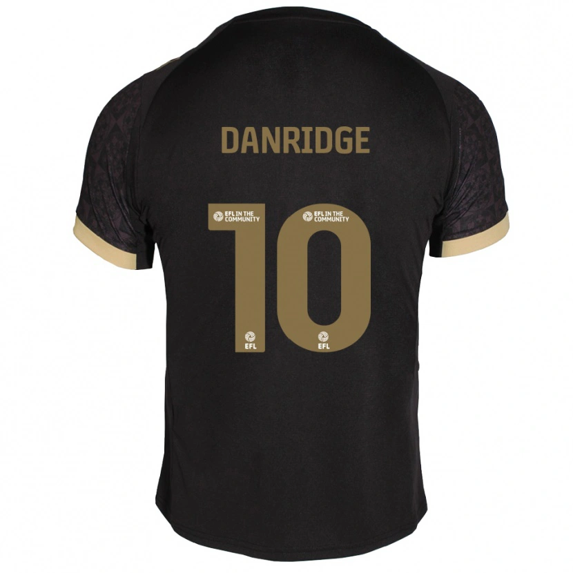 Danxen Herren Rebecca Danridge #10 Schwarz Gold Auswärtstrikot Trikot 2025/26 T-Shirt