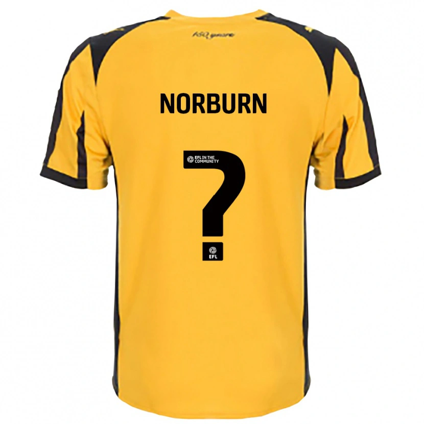 Danxen Herren Dylan Norburn #0 Orange Schwarz Auswärtstrikot Trikot 2025/26 T-Shirt