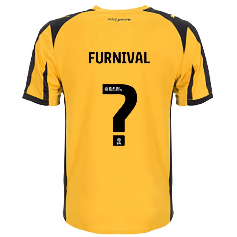 Danxen Herren Madison Furnival #0 Orange Schwarz Auswärtstrikot Trikot 2025/26 T-Shirt