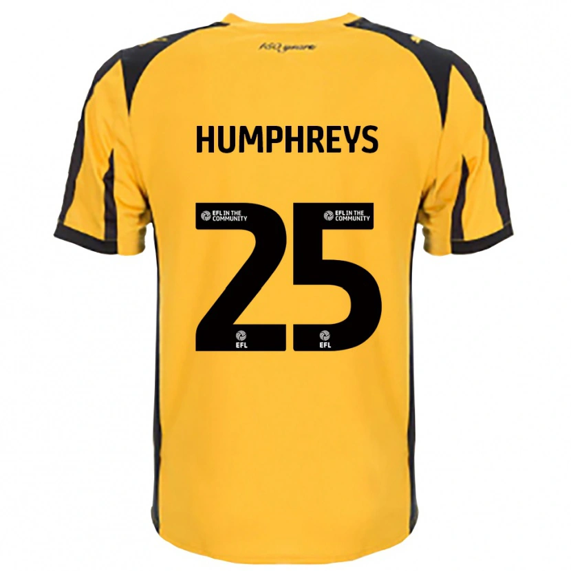Danxen Herren Cameron Humphreys #25 Orange Schwarz Auswärtstrikot Trikot 2025/26 T-Shirt