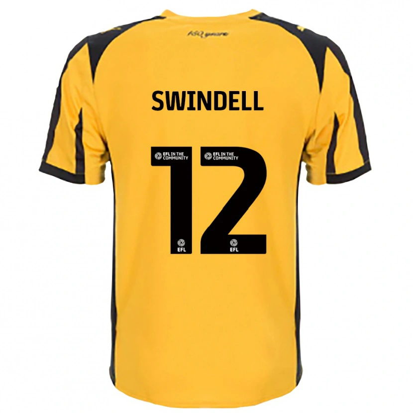 Danxen Herren Chloe Swindell #12 Orange Schwarz Auswärtstrikot Trikot 2025/26 T-Shirt