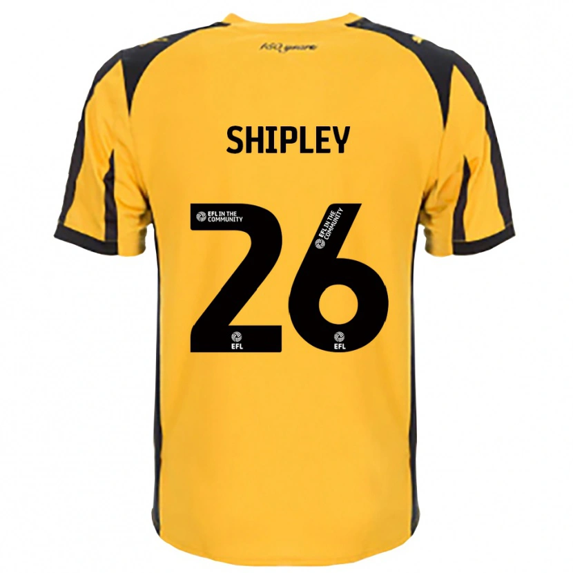 Danxen Herren Jordan Shipley #26 Orange Schwarz Auswärtstrikot Trikot 2025/26 T-Shirt