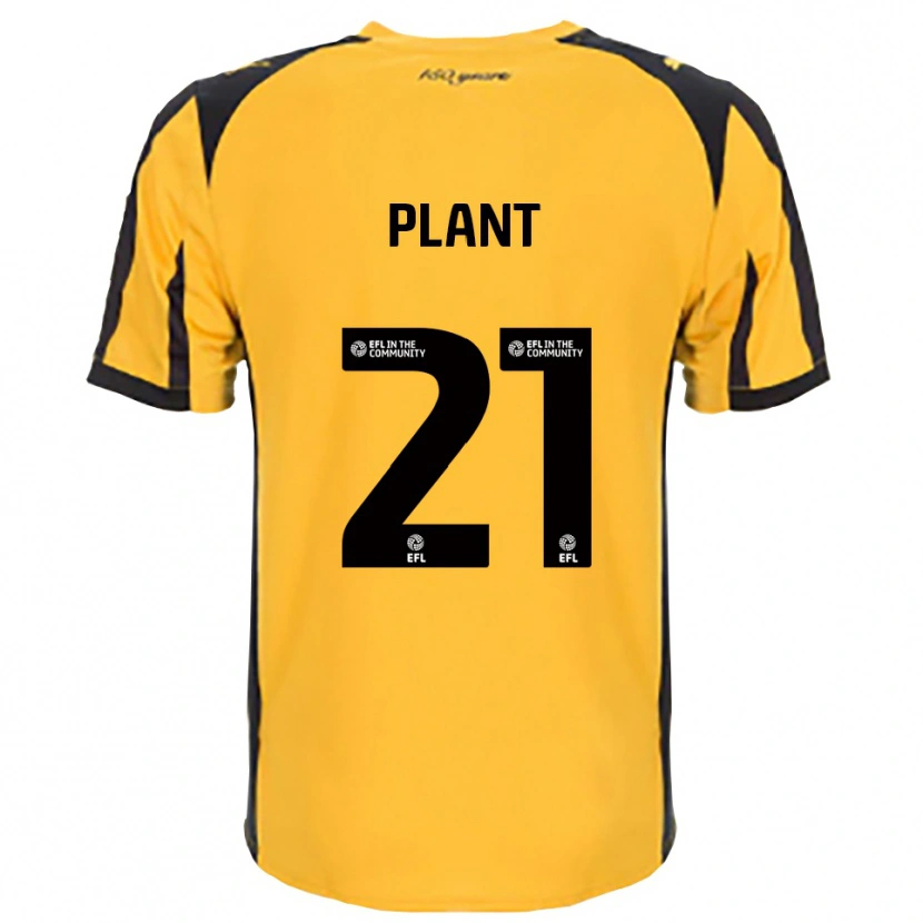 Danxen Herren James Plant #21 Orange Schwarz Auswärtstrikot Trikot 2025/26 T-Shirt