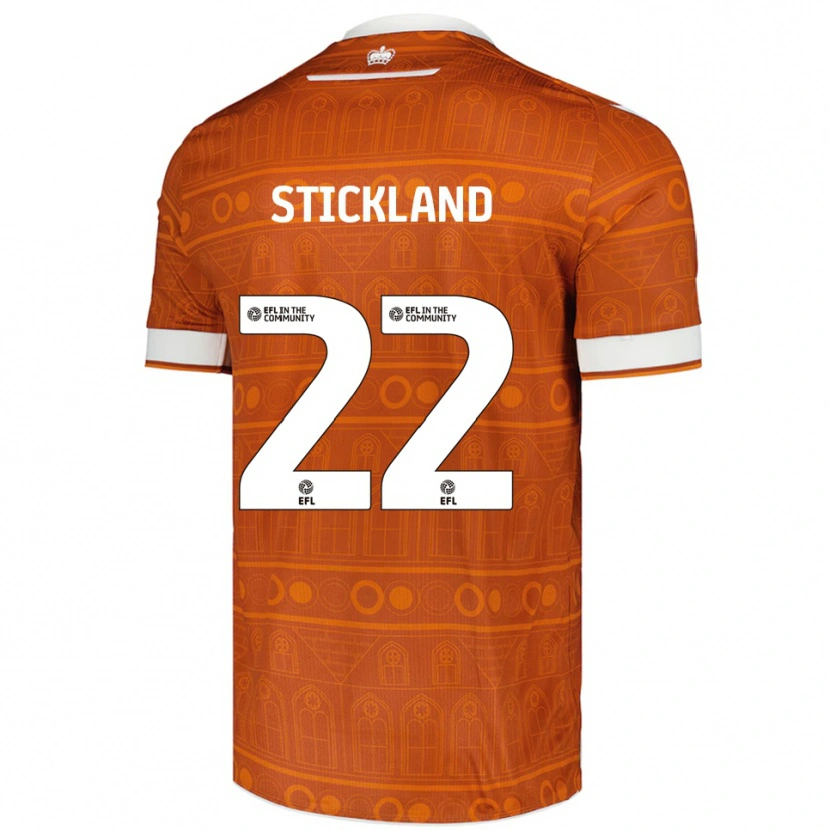 Danxen Herren Michael Stickland #22 Orange Weiß Auswärtstrikot Trikot 2025/26 T-Shirt