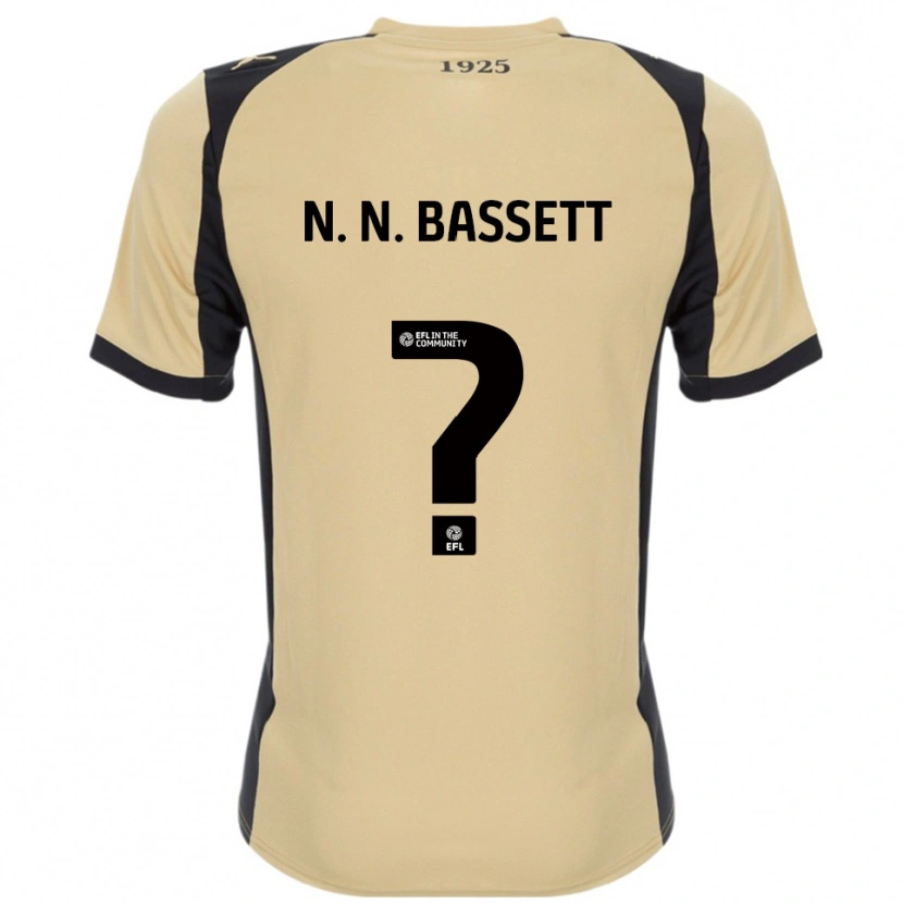 Danxen Herren N. N. Bassett #0 Gold Schwarz Auswärtstrikot Trikot 2025/26 T-Shirt