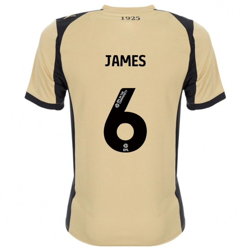 Danxen Herren Reece James #6 Gold Schwarz Auswärtstrikot Trikot 2025/26 T-Shirt
