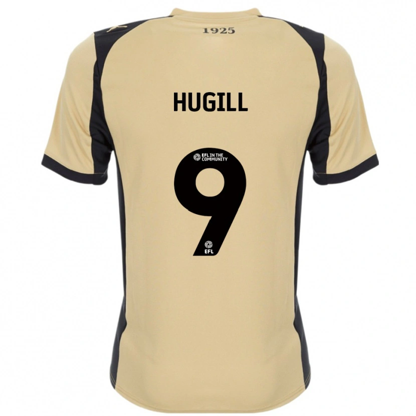 Danxen Herren Jordan Hugill #9 Gold Schwarz Auswärtstrikot Trikot 2025/26 T-Shirt