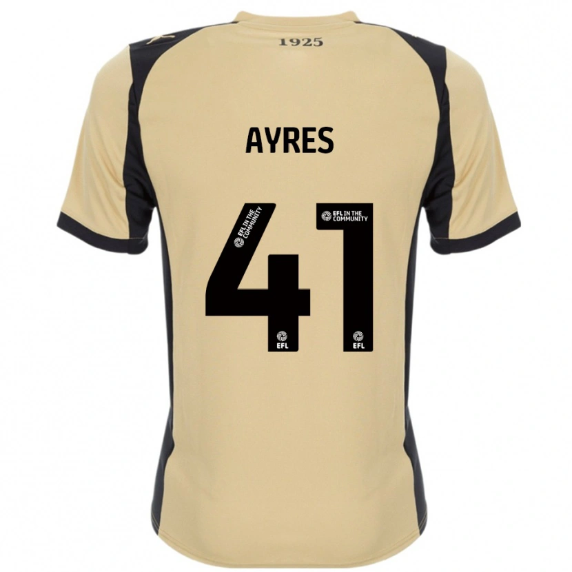 Danxen Herren Josh Ayres #41 Gold Schwarz Auswärtstrikot Trikot 2025/26 T-Shirt