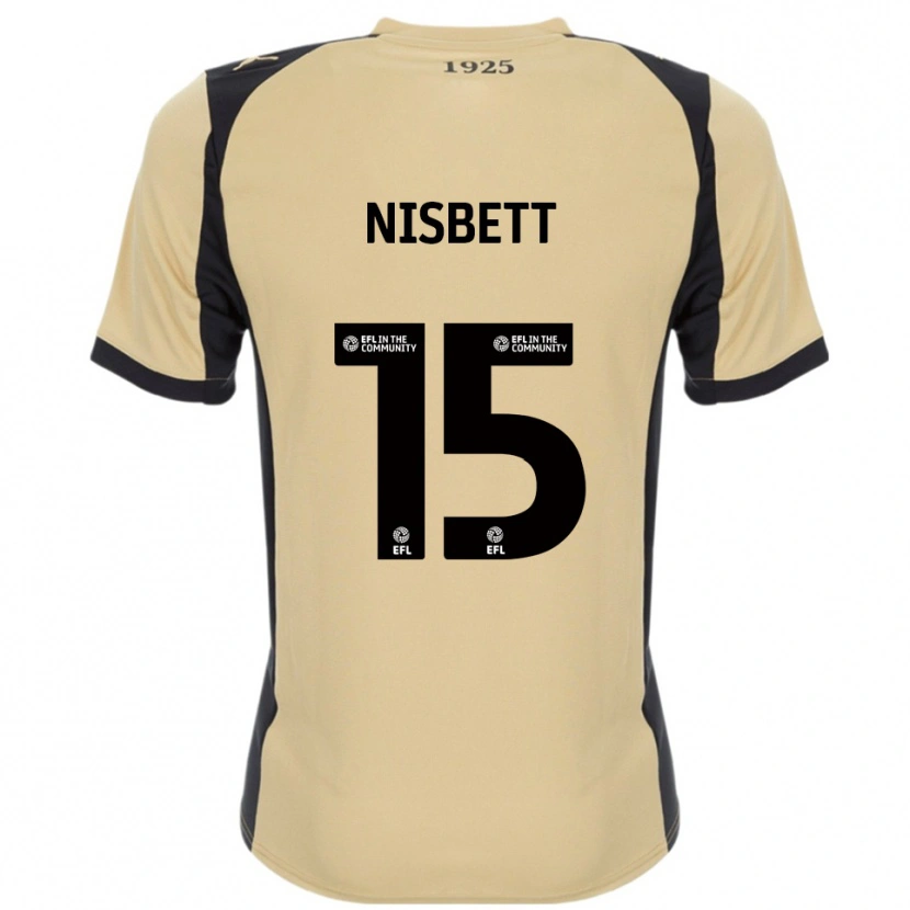 Danxen Herren Kanye Nisbett #15 Gold Schwarz Auswärtstrikot Trikot 2025/26 T-Shirt