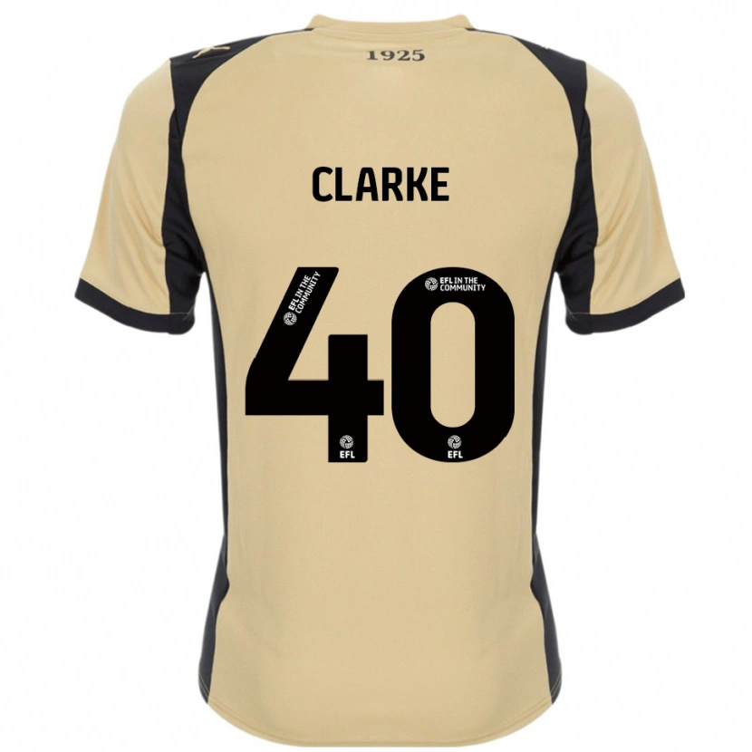 Danxen Herren Lewis Clarke #40 Gold Schwarz Auswärtstrikot Trikot 2025/26 T-Shirt