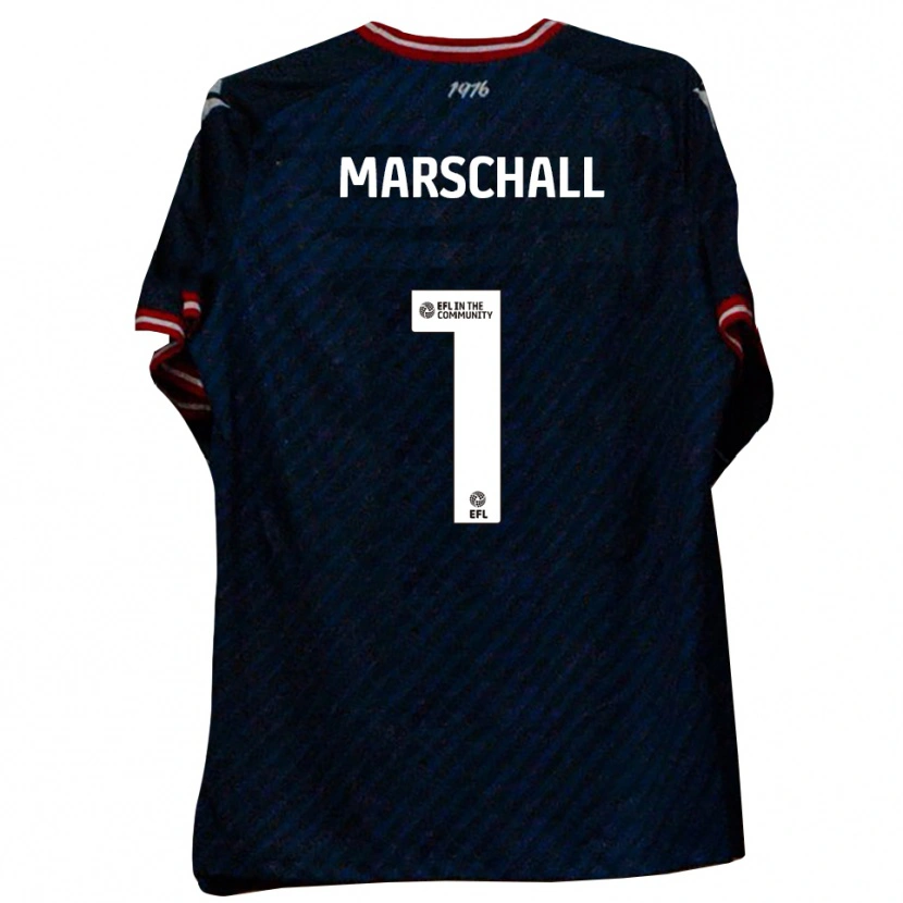 Danxen Herren Filip Marschall #1 Marine Rot Auswärtstrikot Trikot 2025/26 T-Shirt
