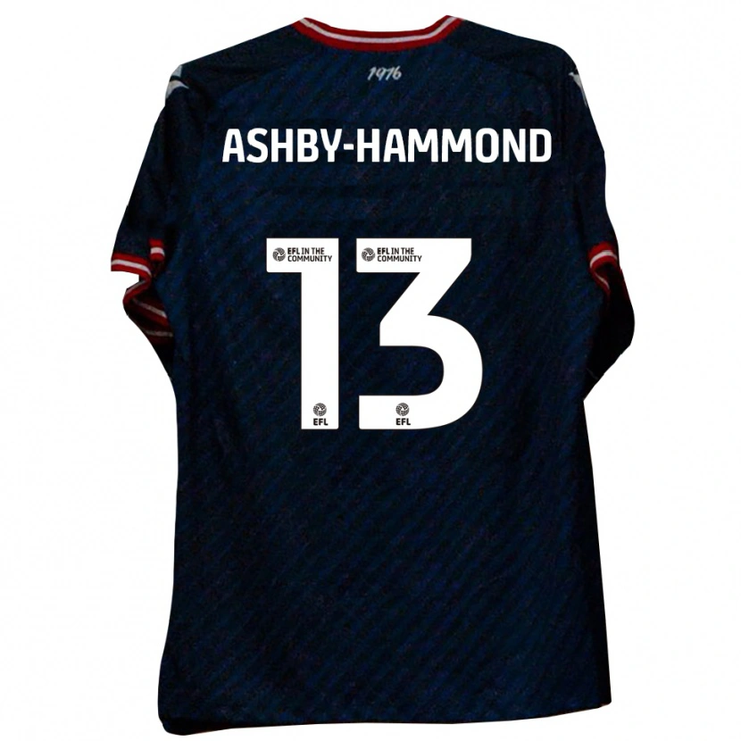 Danxen Herren Taye Ashby-Hammond #13 Marine Rot Auswärtstrikot Trikot 2025/26 T-Shirt