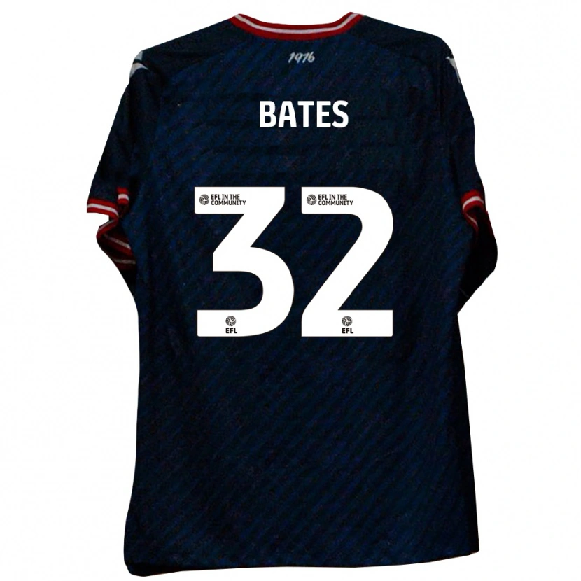 Danxen Herren Ellis Bates #32 Marine Rot Auswärtstrikot Trikot 2025/26 T-Shirt