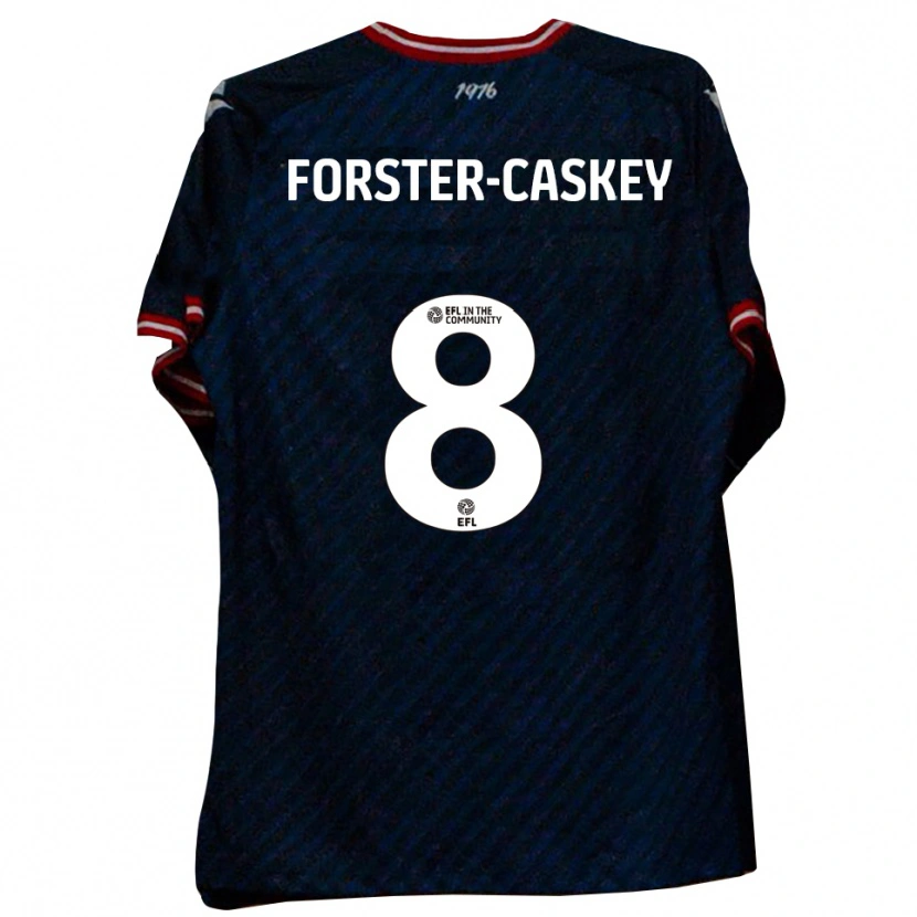 Danxen Herren Jake Forster-Caskey #8 Marine Rot Auswärtstrikot Trikot 2025/26 T-Shirt