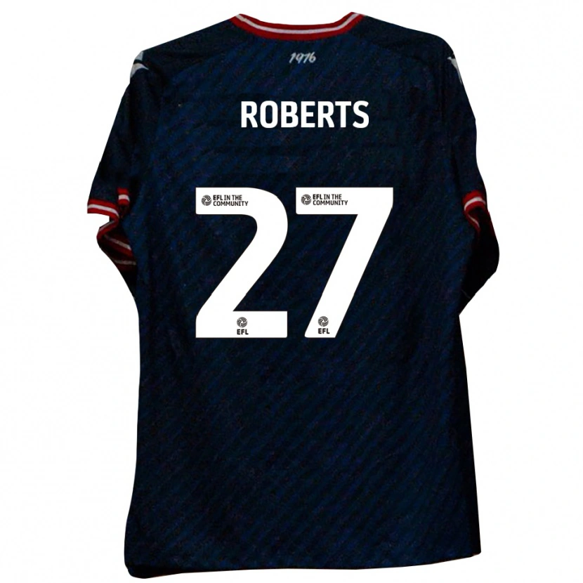 Danxen Herren Mathaeus Roberts #27 Marine Rot Auswärtstrikot Trikot 2025/26 T-Shirt