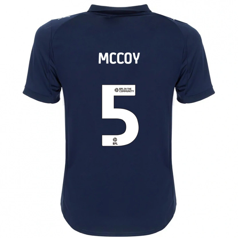 Danxen Herren Libby Mccoy #5 Marine Weiß Auswärtstrikot Trikot 2025/26 T-Shirt