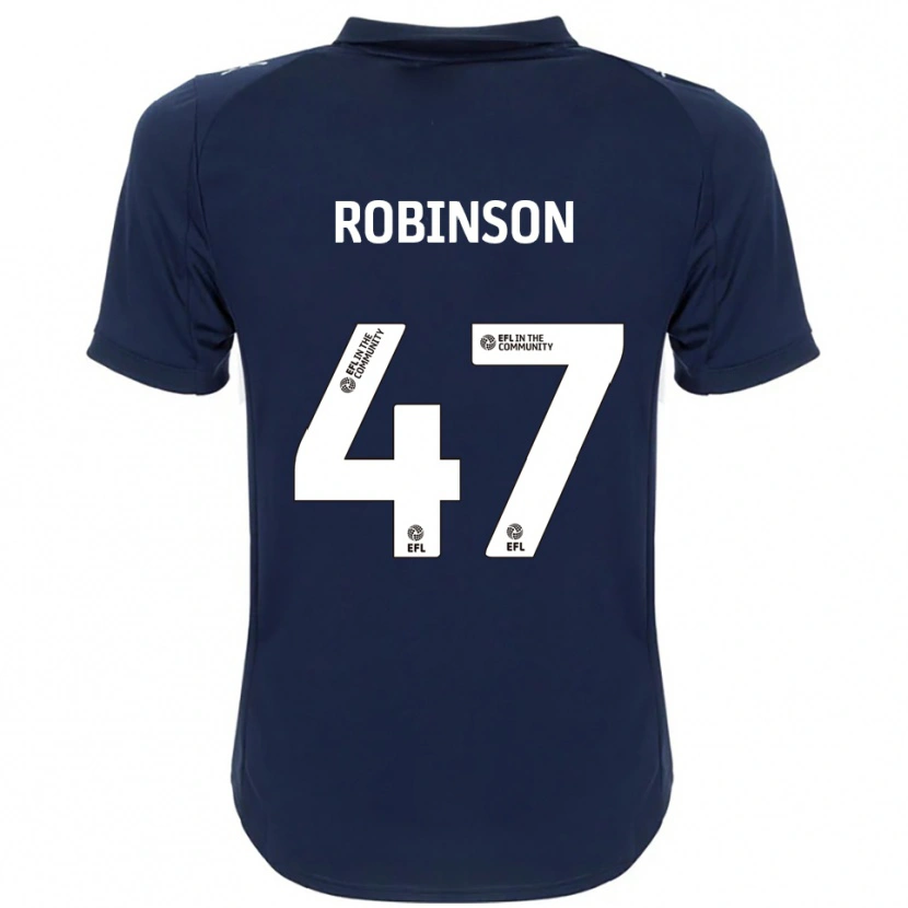 Danxen Herren Josh Robinson #47 Marine Weiß Auswärtstrikot Trikot 2025/26 T-Shirt