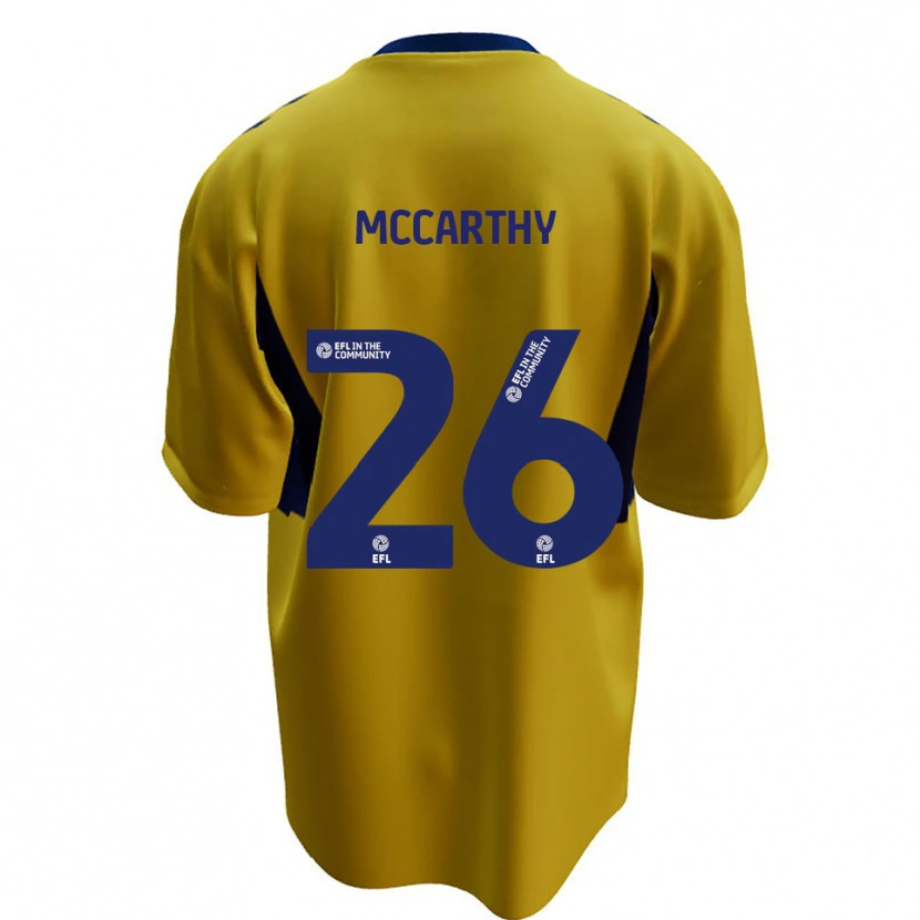 Danxen Herren Jason Mccarthy #26 Gelb Blau Auswärtstrikot Trikot 2025/26 T-Shirt