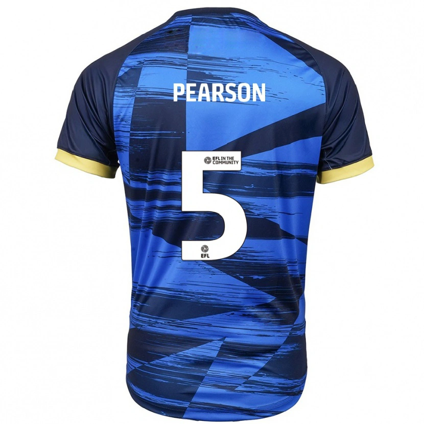 Danxen Herren Matty Pearson #5 Blau Marine Auswärtstrikot Trikot 2025/26 T-Shirt