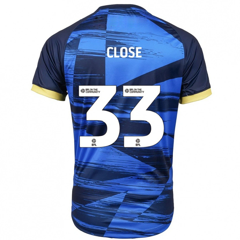 Danxen Herren Ben Close #33 Blau Marine Auswärtstrikot Trikot 2025/26 T-Shirt