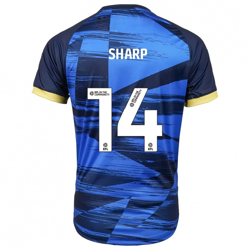Danxen Herren Billy Sharp #14 Blau Marine Auswärtstrikot Trikot 2025/26 T-Shirt