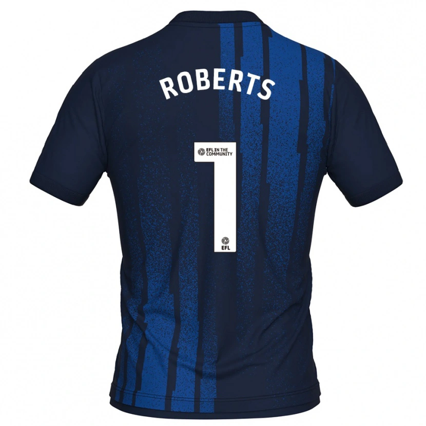 Danxen Herren Liam Roberts #1 Marine Weiß Auswärtstrikot Trikot 2025/26 T-Shirt