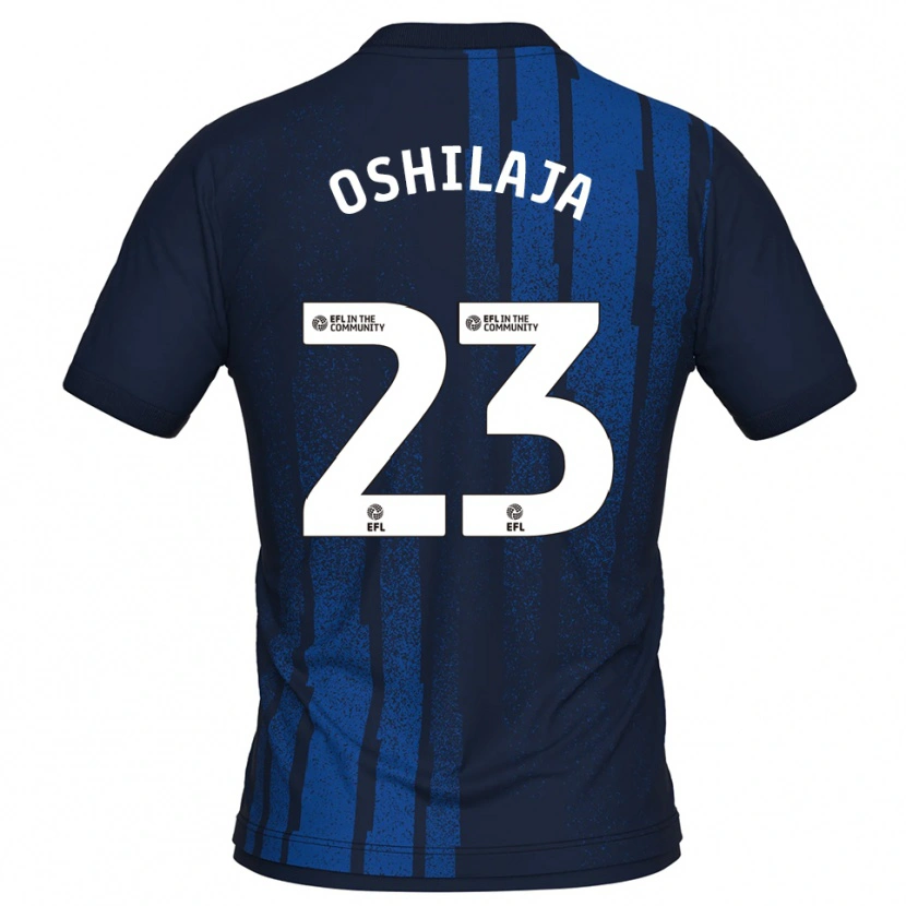 Danxen Herren Adedeji Oshilaja #23 Marine Weiß Auswärtstrikot Trikot 2025/26 T-Shirt