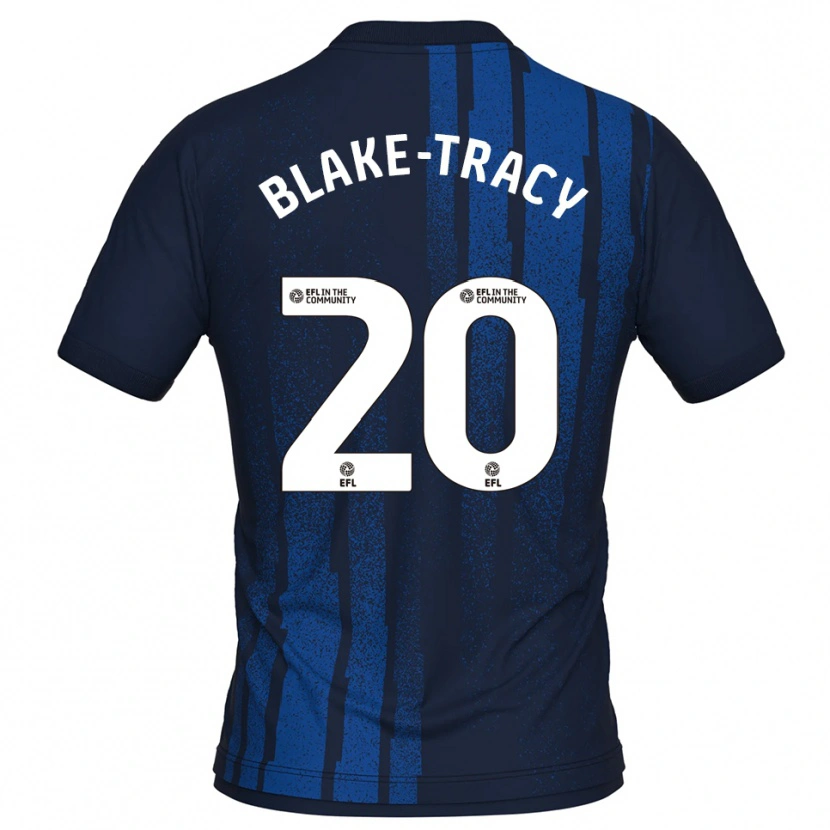 Danxen Herren Frazer Blake-Tracy #20 Marine Weiß Auswärtstrikot Trikot 2025/26 T-Shirt