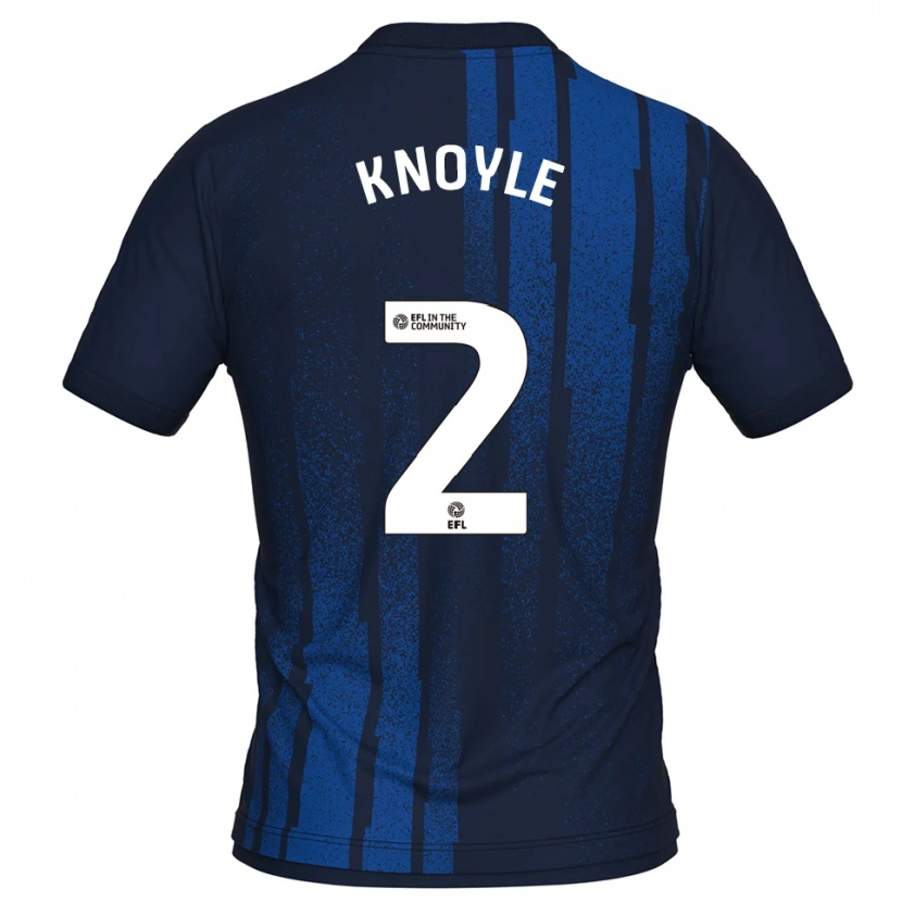 Danxen Herren Kyle Knoyle #2 Marine Weiß Auswärtstrikot Trikot 2025/26 T-Shirt