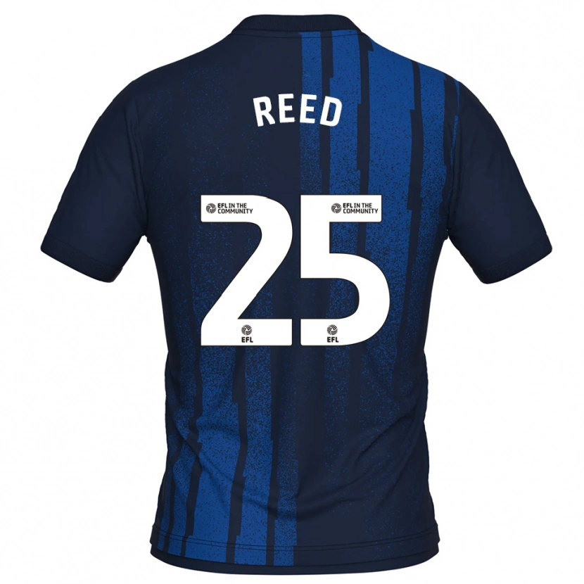 Danxen Herren Louis Reed #25 Marine Weiß Auswärtstrikot Trikot 2025/26 T-Shirt