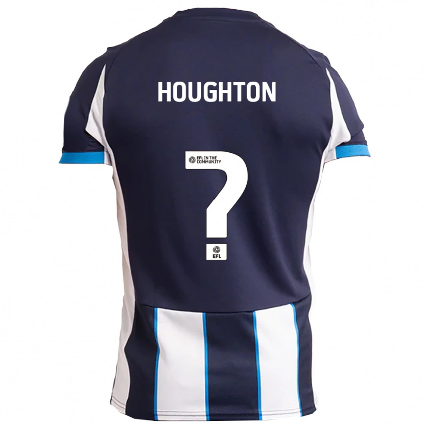 Danxen Herren Harriet Houghton #0 Weiß Marine Auswärtstrikot Trikot 2025/26 T-Shirt