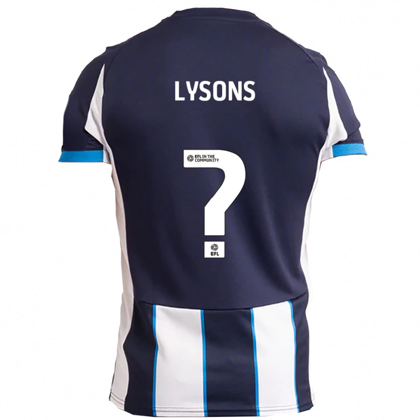 Danxen Herren Emma Lysons #0 Weiß Marine Auswärtstrikot Trikot 2025/26 T-Shirt