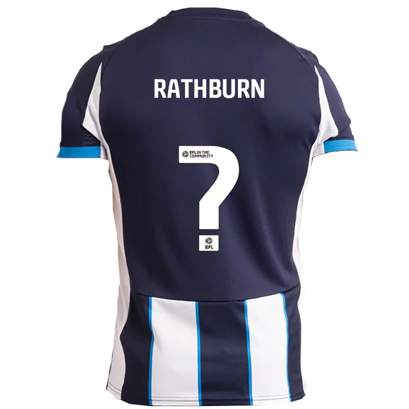 Danxen Herren Levi Rathburn #0 Weiß Marine Auswärtstrikot Trikot 2025/26 T-Shirt