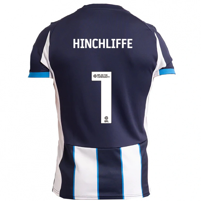 Danxen Herren Ben Hinchliffe #1 Weiß Marine Auswärtstrikot Trikot 2025/26 T-Shirt
