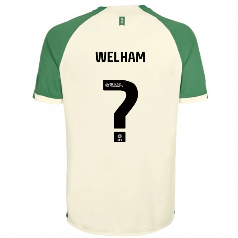 Danxen Herren Olivia Welham #0 Cremeweiß Grün Auswärtstrikot Trikot 2025/26 T-Shirt
