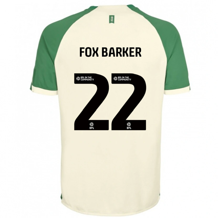 Danxen Herren Mistie Fox-Barker #22 Cremeweiß Grün Auswärtstrikot Trikot 2025/26 T-Shirt
