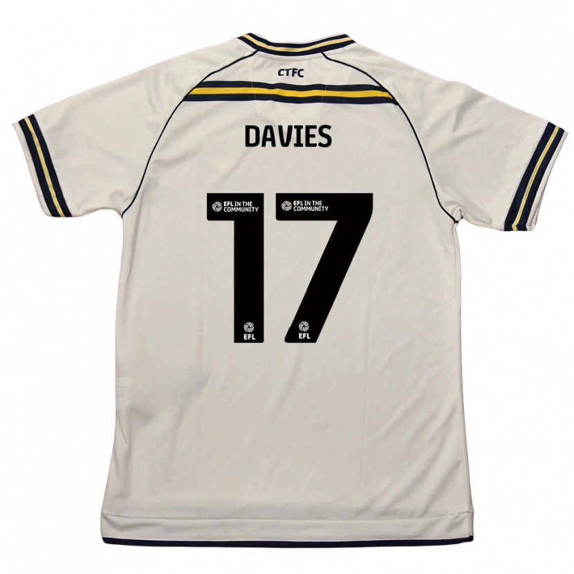 Danxen Herren Annabel Davies #17 Weiß Marine Auswärtstrikot Trikot 2025/26 T-Shirt