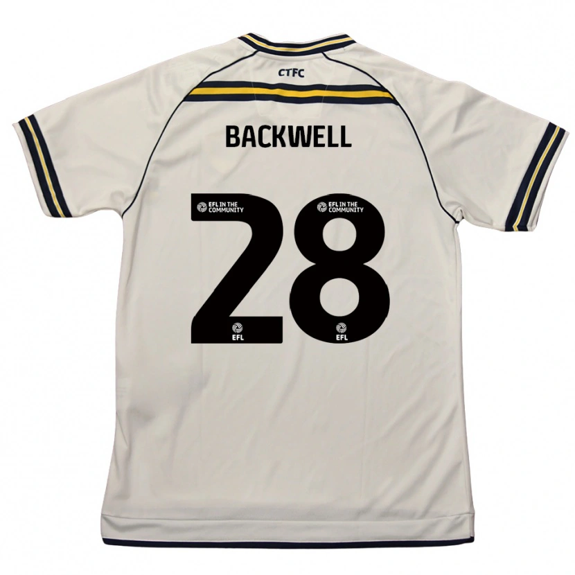 Danxen Herren Tommy Backwell #28 Weiß Marine Auswärtstrikot Trikot 2025/26 T-Shirt
