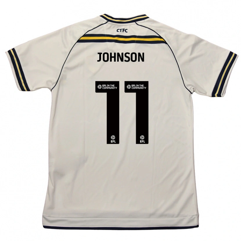 Danxen Herren Lenny Johnson #11 Weiß Marine Auswärtstrikot Trikot 2025/26 T-Shirt