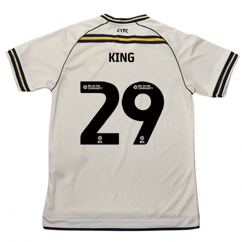 Danxen Herren Tom King #29 Weiß Marine Auswärtstrikot Trikot 2025/26 T-Shirt