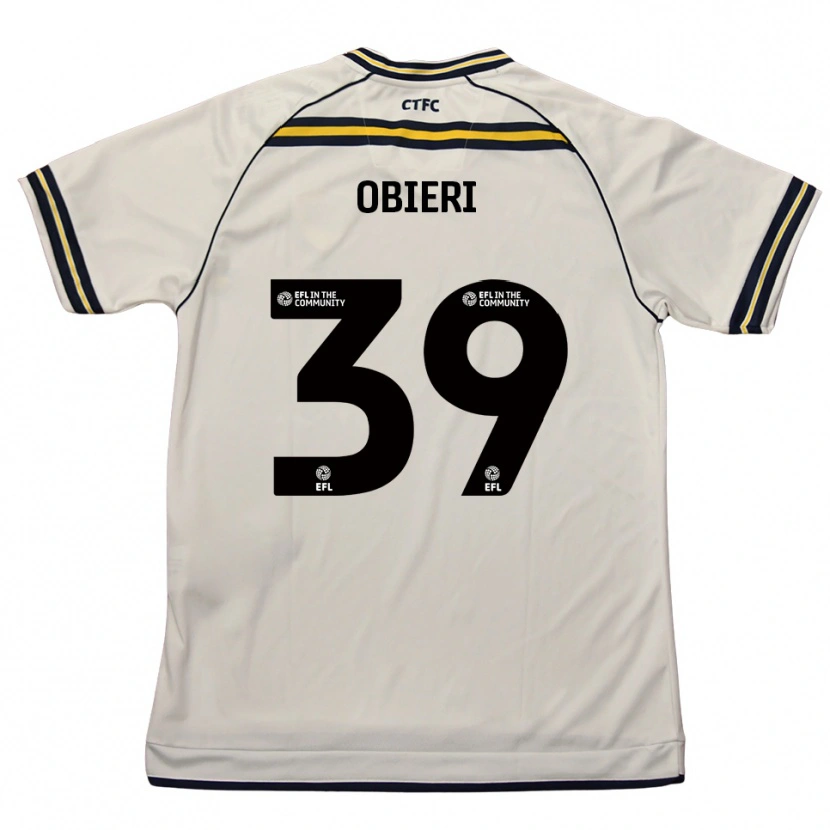 Danxen Herren Sopuruchukwu Obieri #39 Weiß Marine Auswärtstrikot Trikot 2025/26 T-Shirt