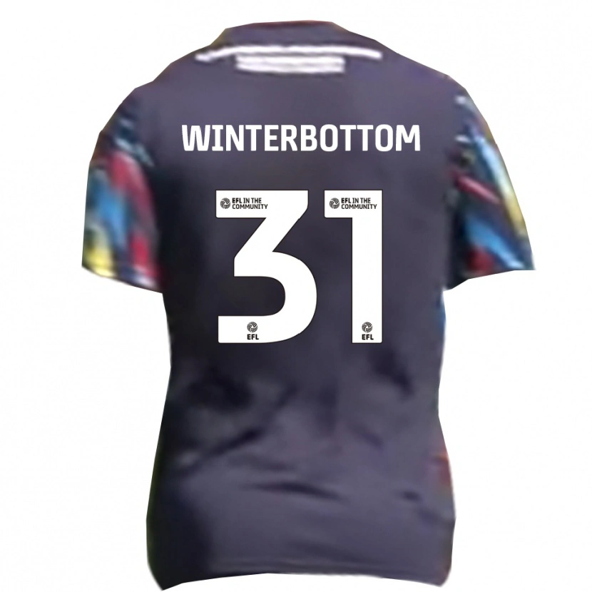 Danxen Herren Ben Winterbottom #31 Marine Gelb Rot Auswärtstrikot Trikot 2025/26 T-Shirt