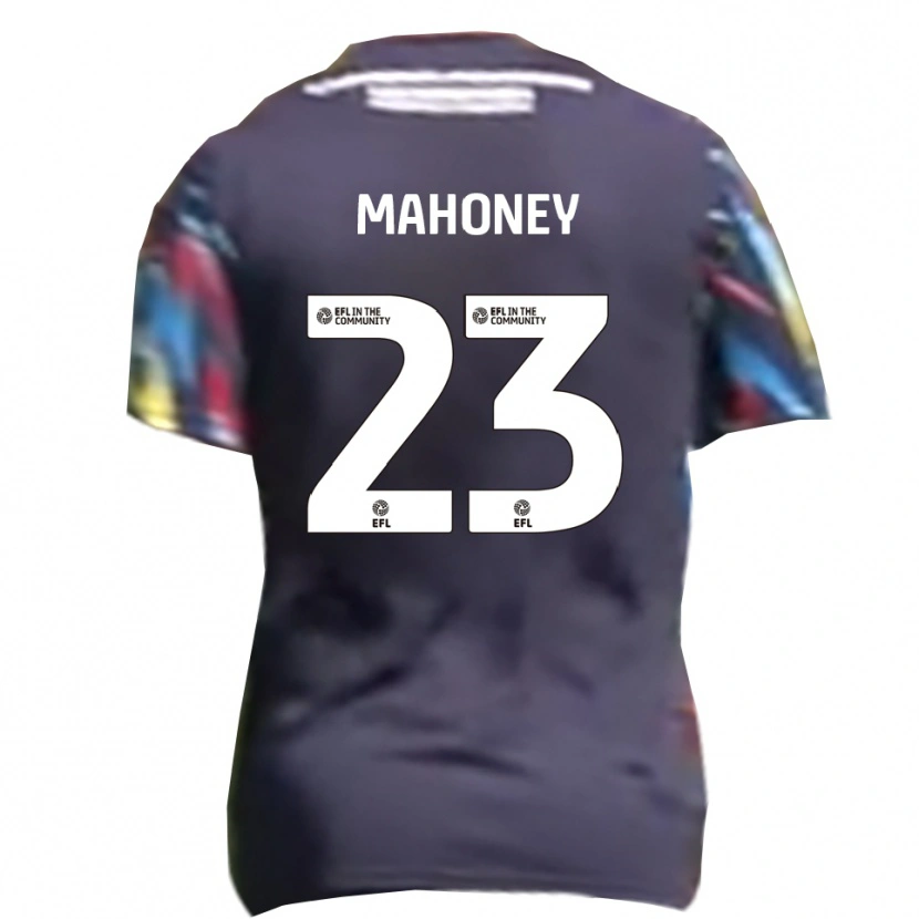 Danxen Herren Connor Mahoney #23 Marine Gelb Rot Auswärtstrikot Trikot 2025/26 T-Shirt
