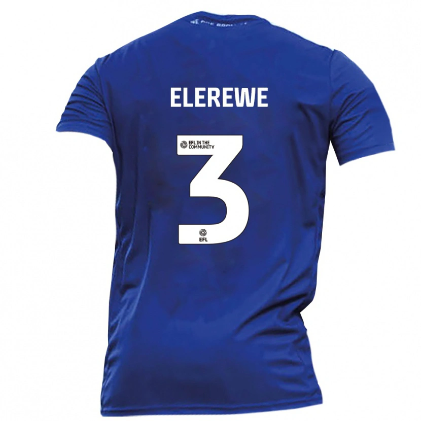 Danxen Herren Deji Elerewe #3 Blau Weiß Auswärtstrikot Trikot 2025/26 T-Shirt