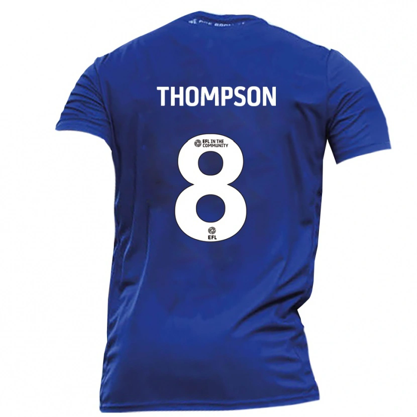 Danxen Herren Ben Thompson #8 Blau Weiß Auswärtstrikot Trikot 2025/26 T-Shirt